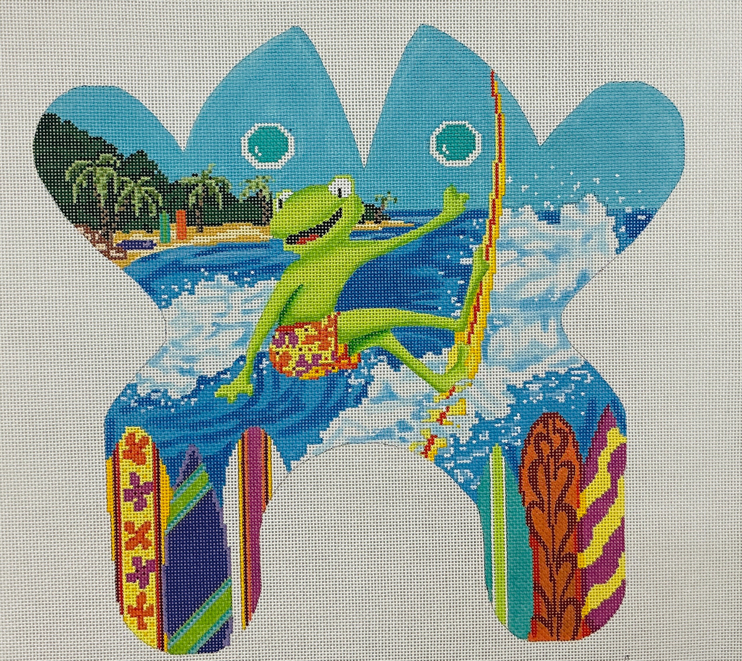 Edie & Ginger, NT - M-176 | Needlepoint This | Dallas, Texas